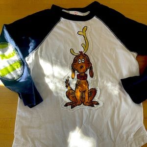 Hanna Andersson Max - Grinch Shirt (100 cm- Size 4)